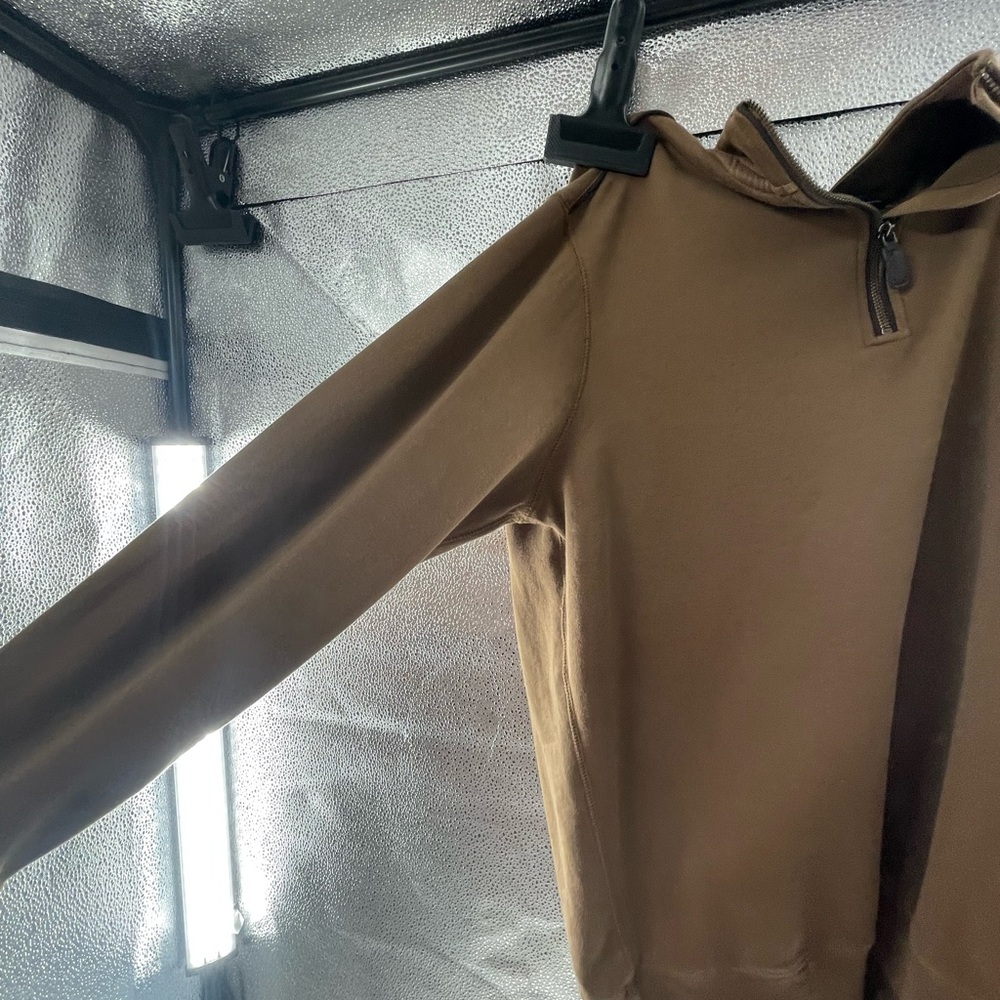 Daniel Cremieux Brown Zip Up Sweater